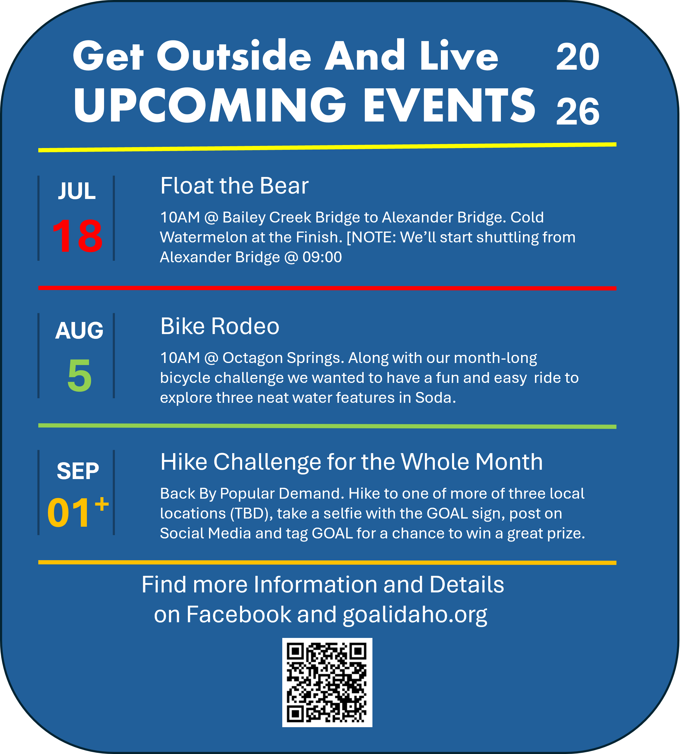 Summer Challenge Activities